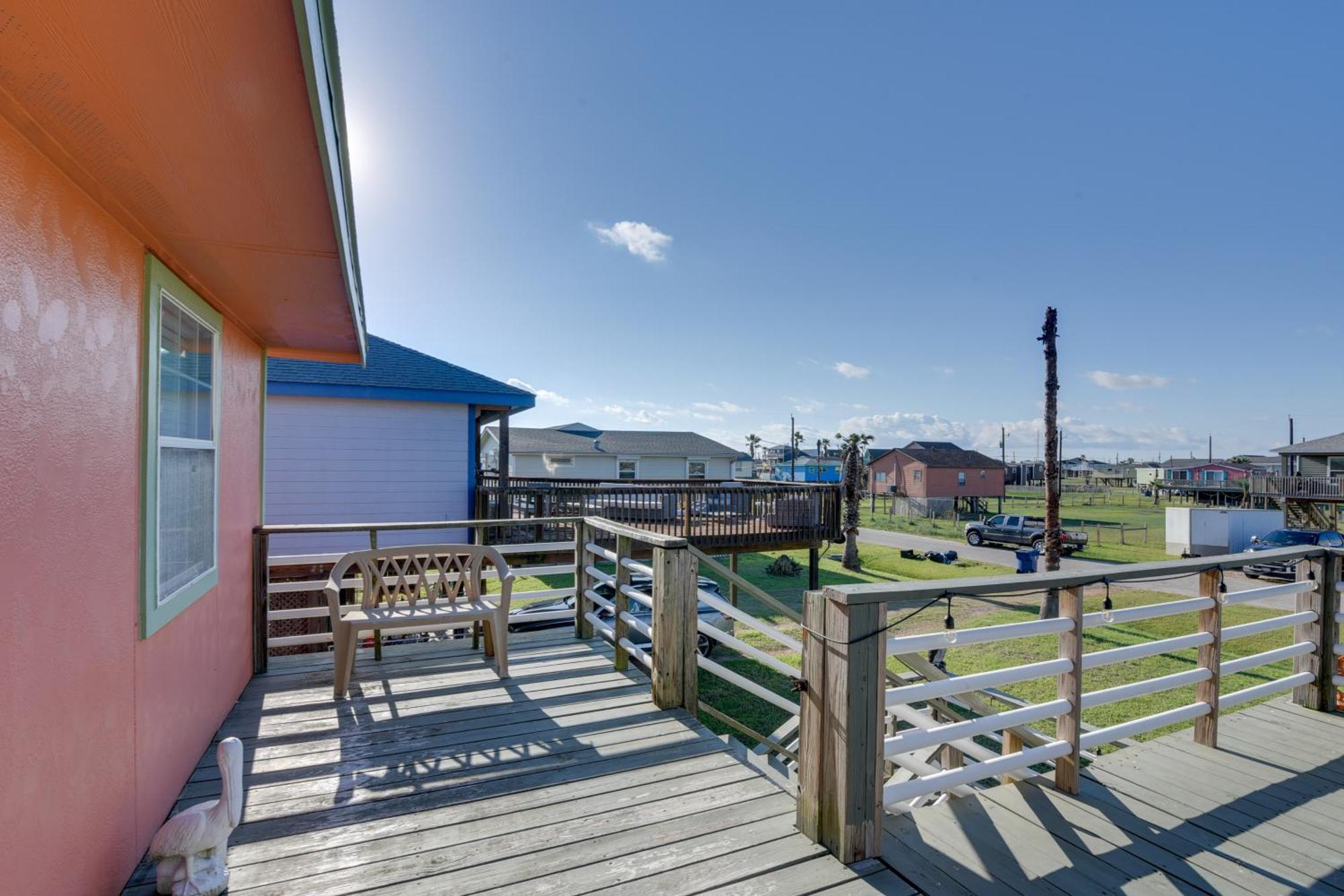 Sunset-View Surfside Beach House Walk To Beach! Eksteriør billede