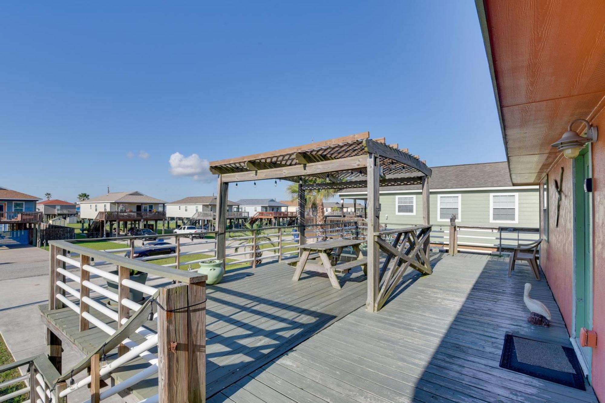 Sunset-View Surfside Beach House Walk To Beach! Eksteriør billede